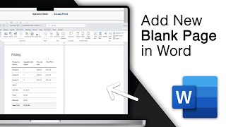 How To Add A New Blank Page In Word! [2024]