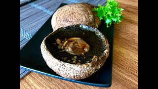 Roasted portobello mushrooms (vegan)