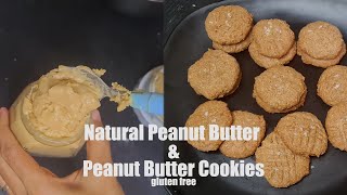 Resep Cookies Tanpa Tepung || Natural Peanut Butter & Peanut Butter Cookies || gluten free