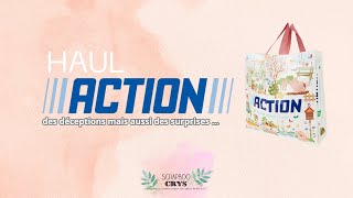 Haul ACTION : entre déceptions et belles surprises ... et TEST en direct 😁