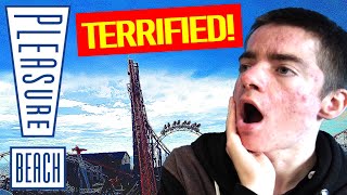 Blackpool Pleasure Beach Rides, Water Fights And JUMP SCARES