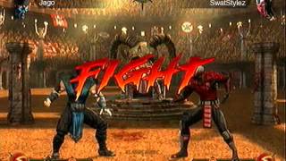 Mortal Kombat 9 - Offline Matches - Part 5 - Jago, SwatStylez, Killakwabo