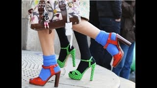 The Most Chic and Extravagant Women Socks and Shoes Outfits Ideas.