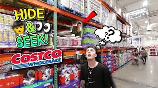 CRAZY HIDE AND SEEK GAME IN COSTCO!!