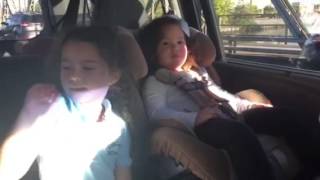 Girls dancing and singing in car 2016 deanmanamila