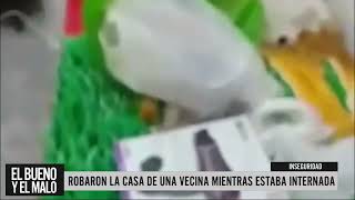 Mientras estaba internada le desvalijaron la casa