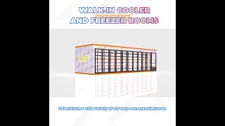 walk-in cooler and freezer rooms