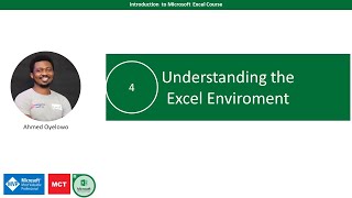 4. Understanding Excel Environment