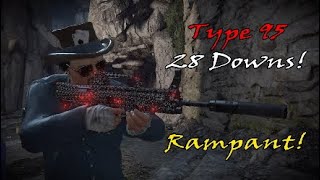 Uncharted 4 Multiplayer | 28 Downs - Rampant! - Team Deathmatch Type 95 Gameplay