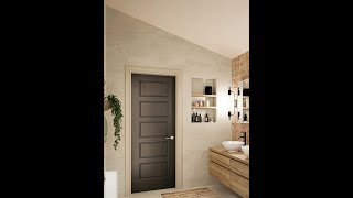 Go Bold with Black Interior Doors from Masonite!