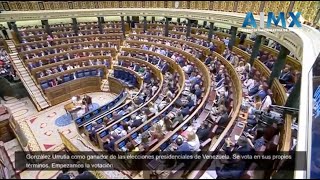 Congreso español aprueba reconocimiento simbólico de Edmundo González Urrutia como presidente electo