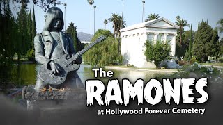 Visiting the Graves of The Ramones (Johnny Ramone & Dee Dee Ramone) - Hollywood Forever Cemetery 4K