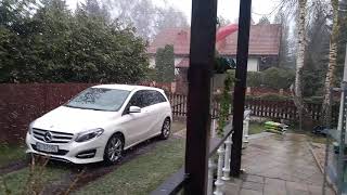 Snow Fall in Poland, Good Cool Climate, Icicle Falling.