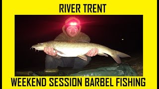 River Trent barbel fishing