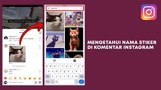 Cara Mengetahui Nama Stiker di Komentar Instagram - Trik Instagram