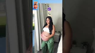 Pregnancy growth 👉🏽 Postpartum #shorts #shortsfeed #pregnant #viral #goviral #foryou