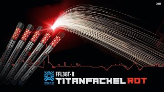 FFL38T-R Titanfackel Rot von Argento Feuerwerk