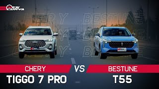 Bestune T55 vs. Chery Tiggo 7PRO: prueba de manejo, aceleración y frenado | test-drive | review