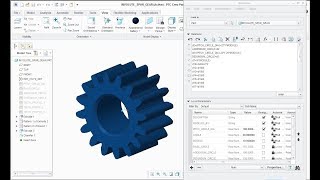 HOW TO DESIGN A INVOLUTE SPUR GEAR IN CREO - FULLY RELATION DRIVEN MODEL