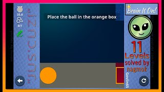 Brain It On! Community 11 Levels "JUS'CUZ!" solved by nagmok