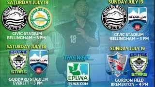 THIS WEEK: EPLWA matches for July 18-19, 2015