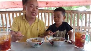 sarapan soto bersama keponakan mbul di warung pak wali klaten