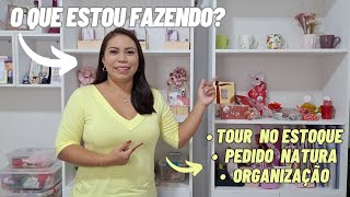 PEDIDO NATURA|TOUR PELO MEU ESTOQUE