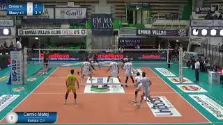 Kay van Dijk with Emma Villas Siena vs  Tuscania 3/0 Quarter Finals  A2