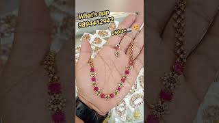 imitation jewellery#premiumqualitynecklace| what'sapp for booking 9894452942 #newfashionjewellery