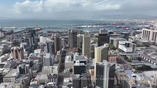 Capetown city center / South Africa Aerial 4K