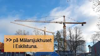 Snart ser vi formen av nya vårdbyggnaden på Mälarsjukhuset i Eskilstuna