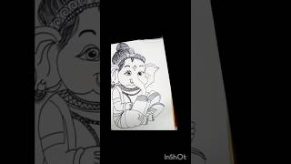 Ganapati Bappa drawing || #shorts #ytshorts #tradingshorts #ganapati #drawing #ganeshji