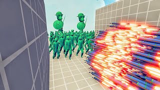 100x PLASTIC SOLDIER + GIANT vs EVERY GOD - Totally Accurate Battle Simulator TABS