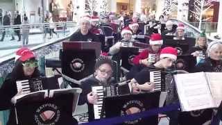 Watford Accordion Band Carols Dec 20 2014 at Intu Watford in aid of New Hope