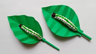 Easy DIY Insect Craft ideas for kids  || Caterpillar making with tissue #youtube