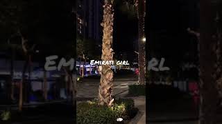 Emirati Girl Beautiful Dubai at night ##shorts #expo2020dubai #ytshorts