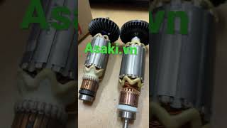 Rotor máy mài MAKITA, #quấn mô tơ # thay moto #phụ tùng máy mài makita