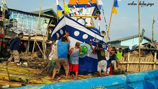 DETIK-DETIK PENURAN KAPAL PESTA LAUT | PESTA LAUT & PASAR MALAM | ERETAN KULON 2019