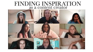 INSPIRATION FOR CONTENT CREATORS: how to find inspiration from others while still being yourself