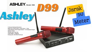 Test Jarak & Kemampuan Mic Wireless Ashley D99