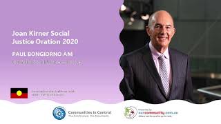 Communities in Control 2020 - Paul Bongiorno