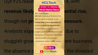 HCL Technologies Stock Update Today 🚀 | #sharemarketnews