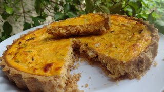 QUICHE de FRANGO com ABOBORA.