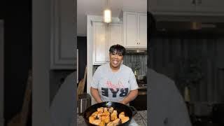 Kimmy’s Kitchen Cooking Salmon, Shrimp and Grits!!!