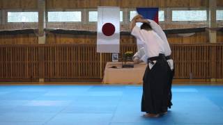 Ichiro Shishiya sensei - Ushiro Ryotedori Jujinage (20 March 2016)