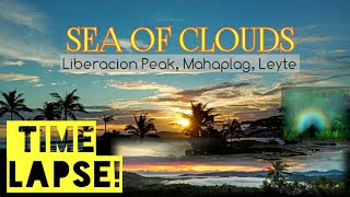 Mahaplag,Leyte/Time Lapse: SEA of CLOUDS Liberacion Peak//Watch 'til END!😱😯