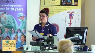 Jan Naybor, Lead Cardiac Rehabilitation Nurse Specialist. Guest Speaker at ADAD UK main event