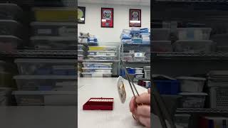 Loading a Needle Holder (Creation of a Stick Tie)