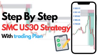 Full SMC US30 Strategy - Step By Step with Trading Plan