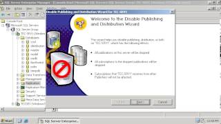 How to remove subscriptions or disable a replication in sql server 2000